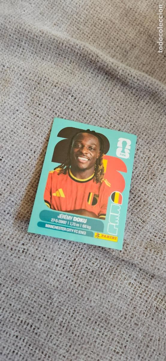Cromos de f&uacute;tbol: B&eacute;lgica Doku world cup mundial fifa estados unidos, canad&aacute; mexico panini 2026 26 sin pegar trading c