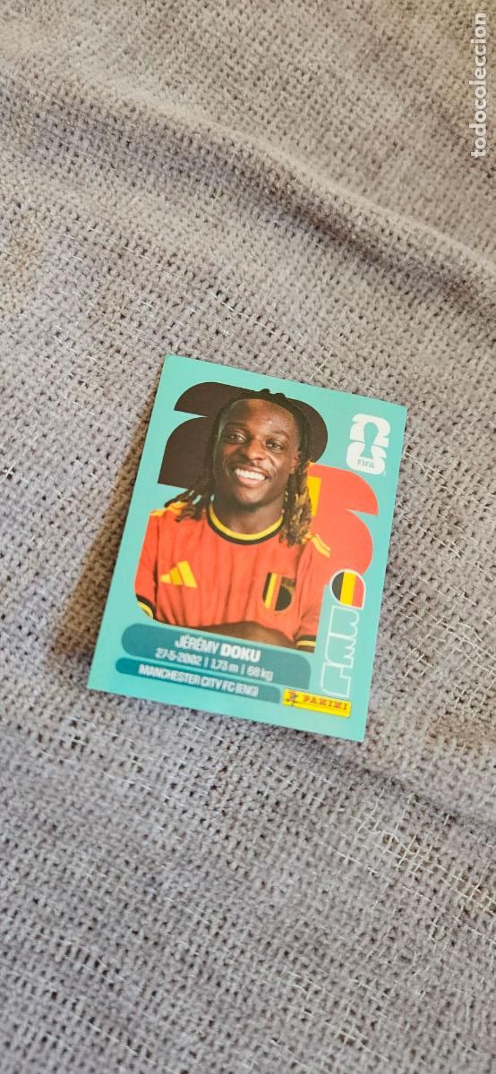 Cromos de f&uacute;tbol: B&eacute;lgica Doku world cup mundial fifa estados unidos, canad&aacute; mexico panini 2026 26 sin pegar trading c