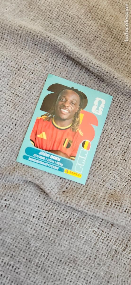 Cromos de f&uacute;tbol: B&eacute;lgica Doku world cup mundial fifa estados unidos, canad&aacute; mexico panini 2026 26 sin pegar trading c