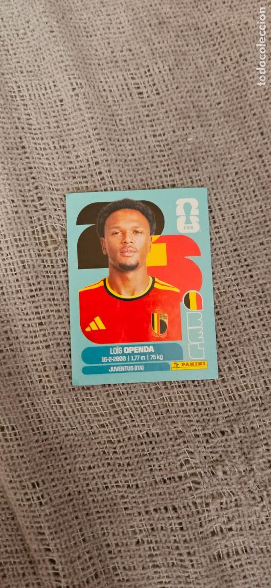 Cromos de f&uacute;tbol: B&eacute;lgica Openda world cup mundial fifa estados unidos, canad&aacute; mexico panini 2026 26 sin pegar trading