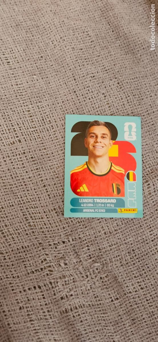 Cromos de f&uacute;tbol: B&eacute;lgica Trossard world cup mundial fifa estados unidos, canad&aacute; mexico panini 2026 26 sin pegar tradi