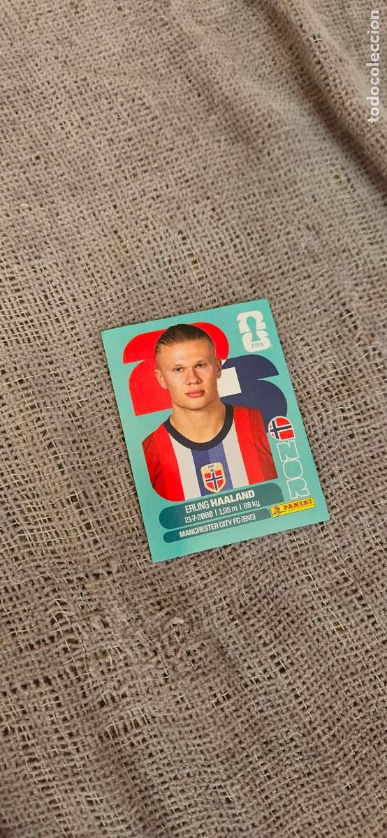 Cromos de f&uacute;tbol: Noruega Haaland world cup mundial fifa estados unidos, canad&aacute; mexico panini 2026 26 sin pegar tradin