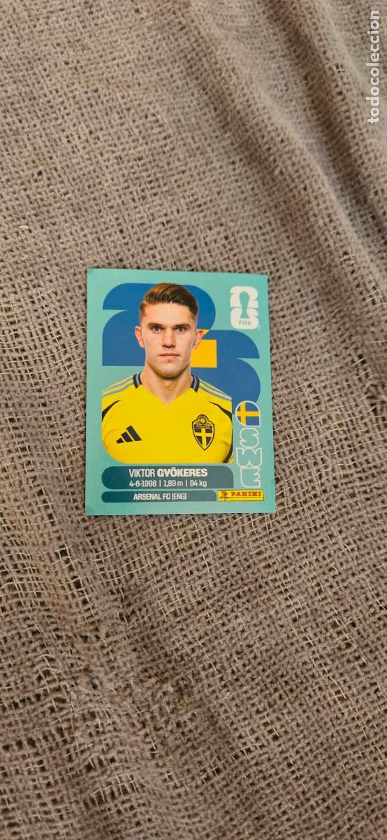 Cromos de f&uacute;tbol: Suecia Gyokeres world cup mundial fifa estados unidos, canad&aacute; mexico panini 2026 26 sin pegar tradin