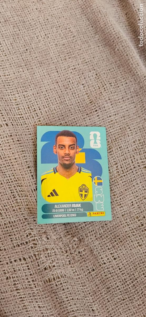 Cromos de f&uacute;tbol: Suecia Isak world cup mundial fifa estados unidos, canad&aacute; mexico panini 2026 26 sin pegar trading ca