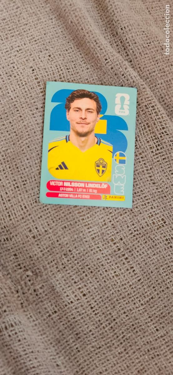 Cromos de f&uacute;tbol: Suecia Lindelof world cup mundial fifa estados unidos, canad&aacute; mexico panini 2026 26 sin pegar tradin