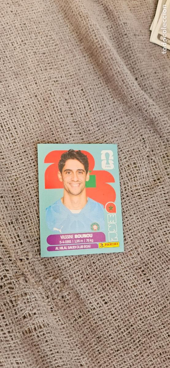Cromos de f&uacute;tbol: Marruecos Bono world cup mundial fifa estados unidos, canad&aacute; mexico panini 2026 26 sin pegar trading