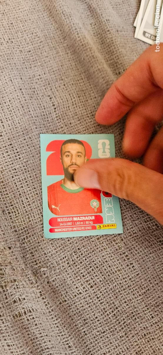 Cromos de f&uacute;tbol: Marruecos Mazraoui world cup mundial fifa estados unidos, canad&aacute; mexico panini 2026 26 sin pegar tra