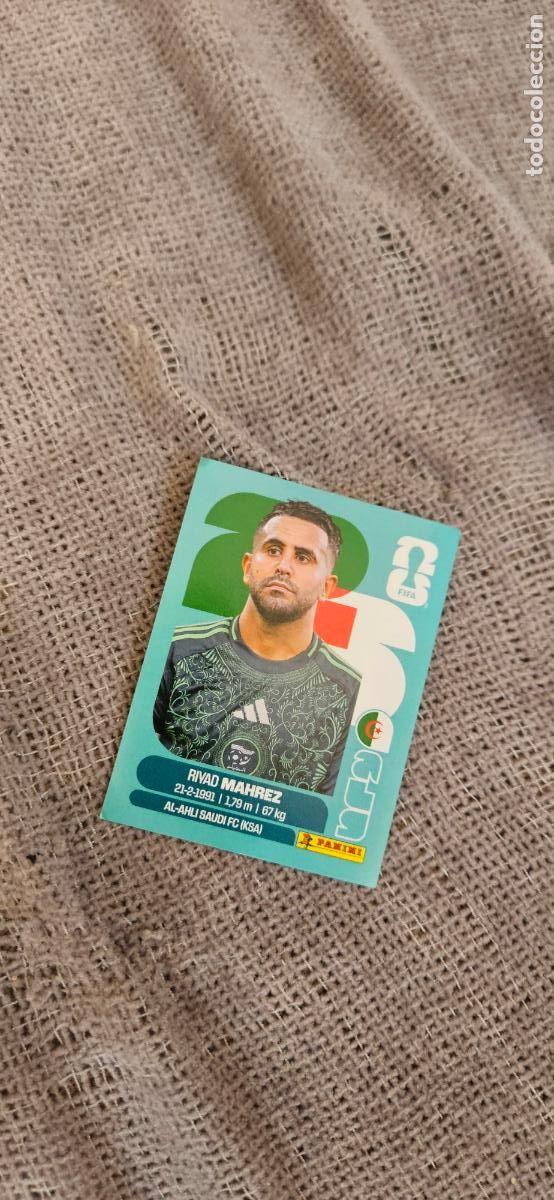 Cromos de f&uacute;tbol: Argelia Mahrez world cup mundial fifa estados unidos, canad&aacute; mexico panini 2026 26 sin pegar tradin