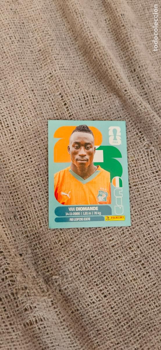 Cromos de f&uacute;tbol: Costa de Marfil Diomand&eacute; world cup mundial fifa estados unidos, canad&aacute; mexico panini 2026 26 sin peg