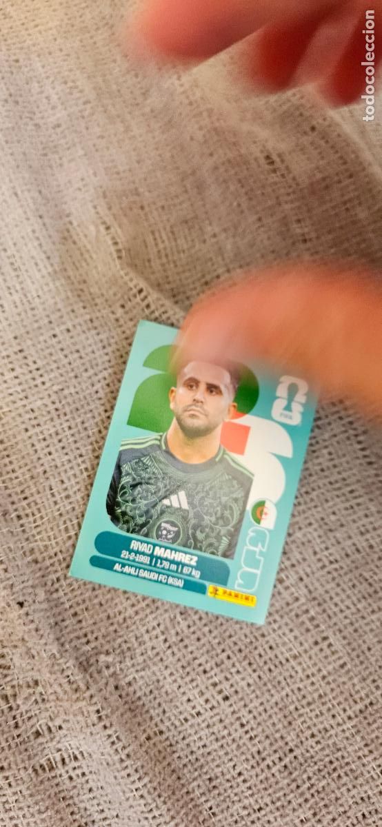 Cromos de f&uacute;tbol: Argelia Mahrez world cup mundial fifa estados unidos, canad&aacute; mexico panini 2026 26 sin pegar tradin