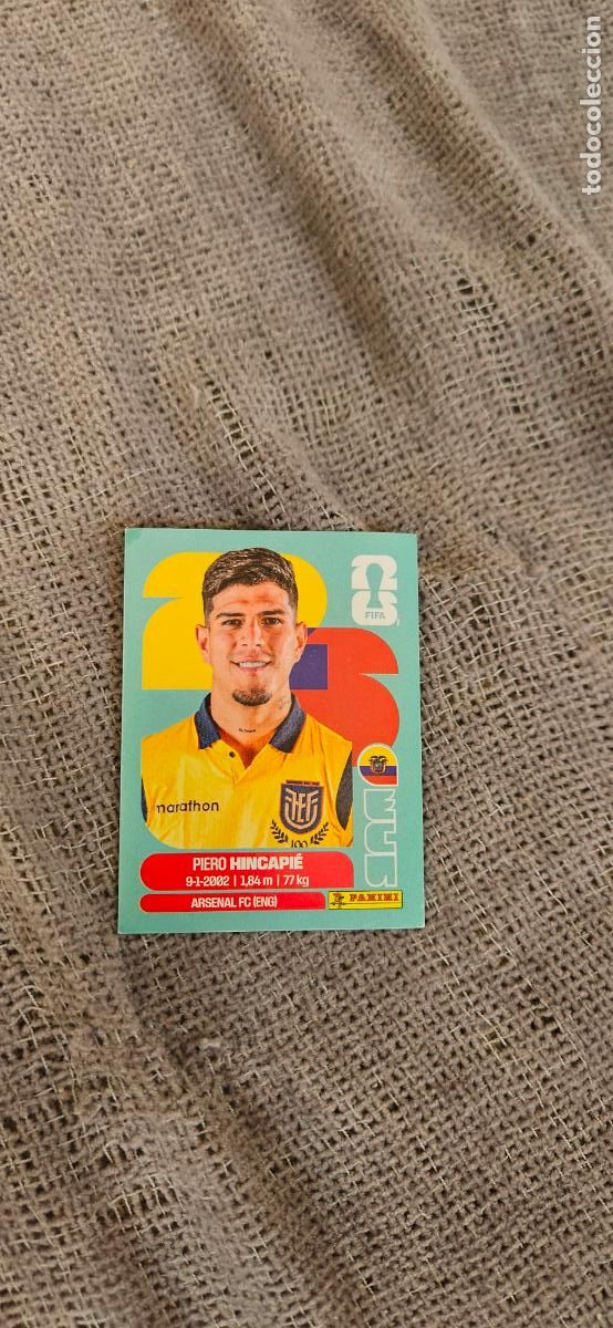 Cromos de f&uacute;tbol: Ecuador Hincapi&eacute; world cup mundial fifa estados unidos, canad&aacute; mexico panini 2026 26 sin pegar tradi
