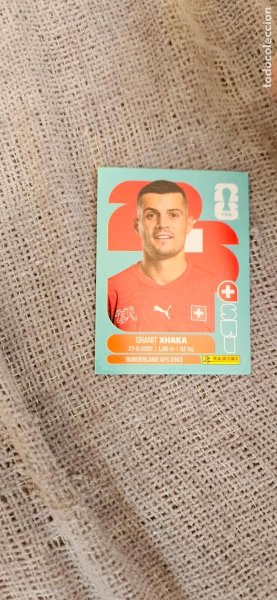 Cromos de f&uacute;tbol: Suiza Xhaka world cup mundial fifa estados unidos, canad&aacute; mexico panini 2026 26 sin pegar trading ca