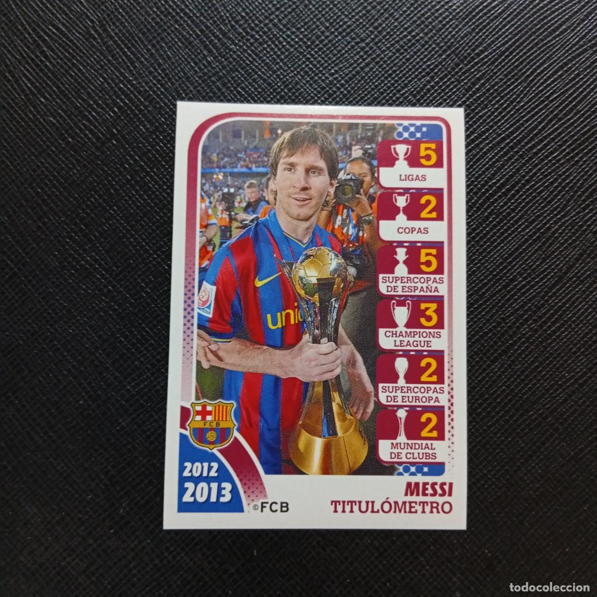 Cromos de f&uacute;tbol: 174 MESSI BARCELONA PANINI COLECCION OFICIAL 2013 2013 12 13 - SIN PEGAR - A152 PG64