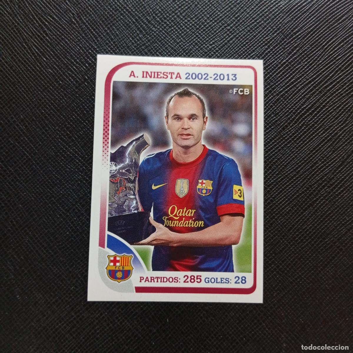 Cromos de f&uacute;tbol: 113 INIESTA BARCELONA PANINI COLECCION OFICIAL 2013 2013 12 13 - SIN PEGAR - A152 PG64