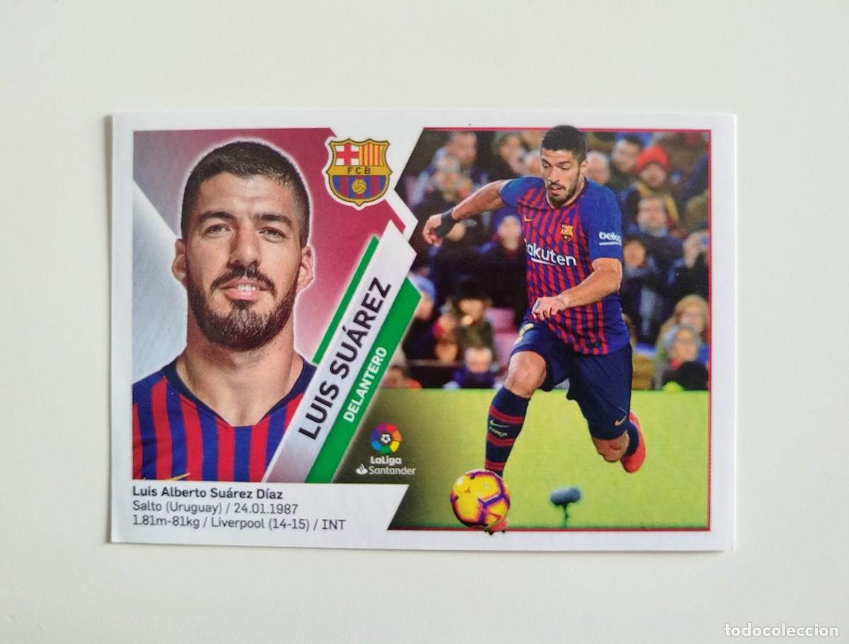 Cromos de f&uacute;tbol: Luis Su&aacute;rez 15 SIN PEGAR NUNCA PEGADO FC Barcelona Liga Ediciones Este 19 20 / 2019 2020