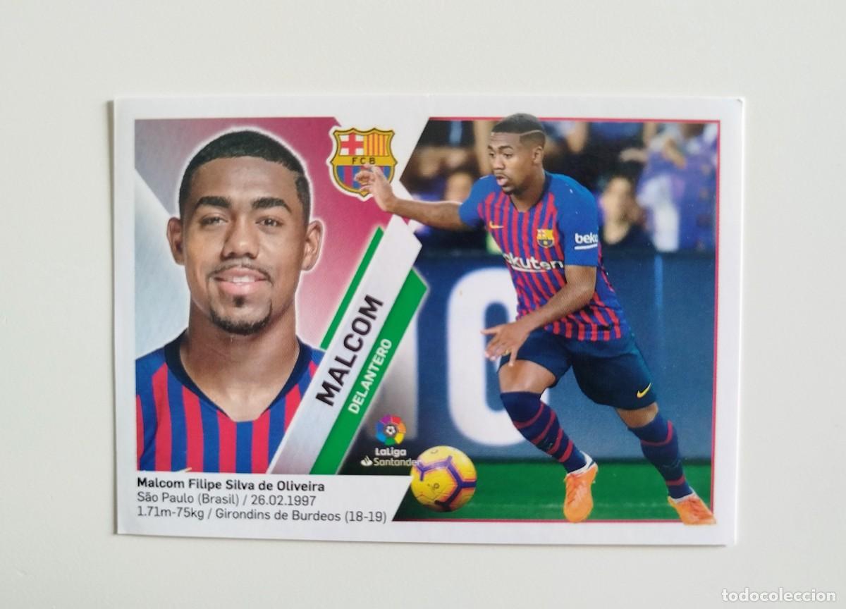 Cromos de f&uacute;tbol: Malcom 12B SIN PEGAR NUNCA PEGADO FC Barcelona Liga Ediciones Este 19 20 / 2019 2020
