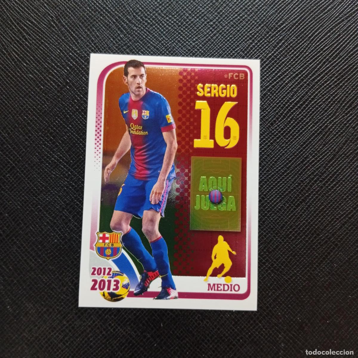Cromos de f&uacute;tbol: 93 SERGIO BUSQUETS BARCELONA PANINI COLECCION OFICIAL 2013 2013 12 13 - SIN PEGAR - A152 PG82