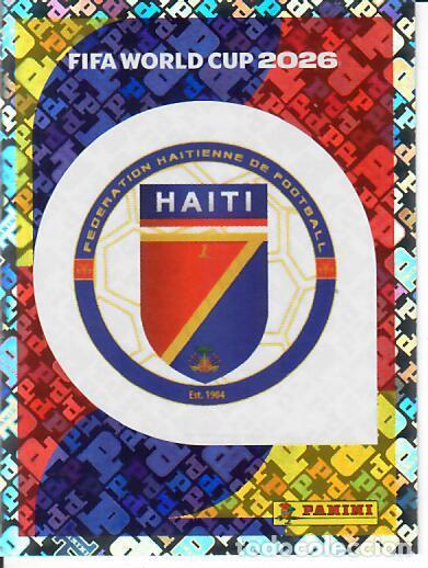 Cromos de f&uacute;tbol: CROMO PANINI MUNDIAL WORLD CUP 2026 - HAI1 HAI 1 - ESCUDO - HAIT&Iacute;