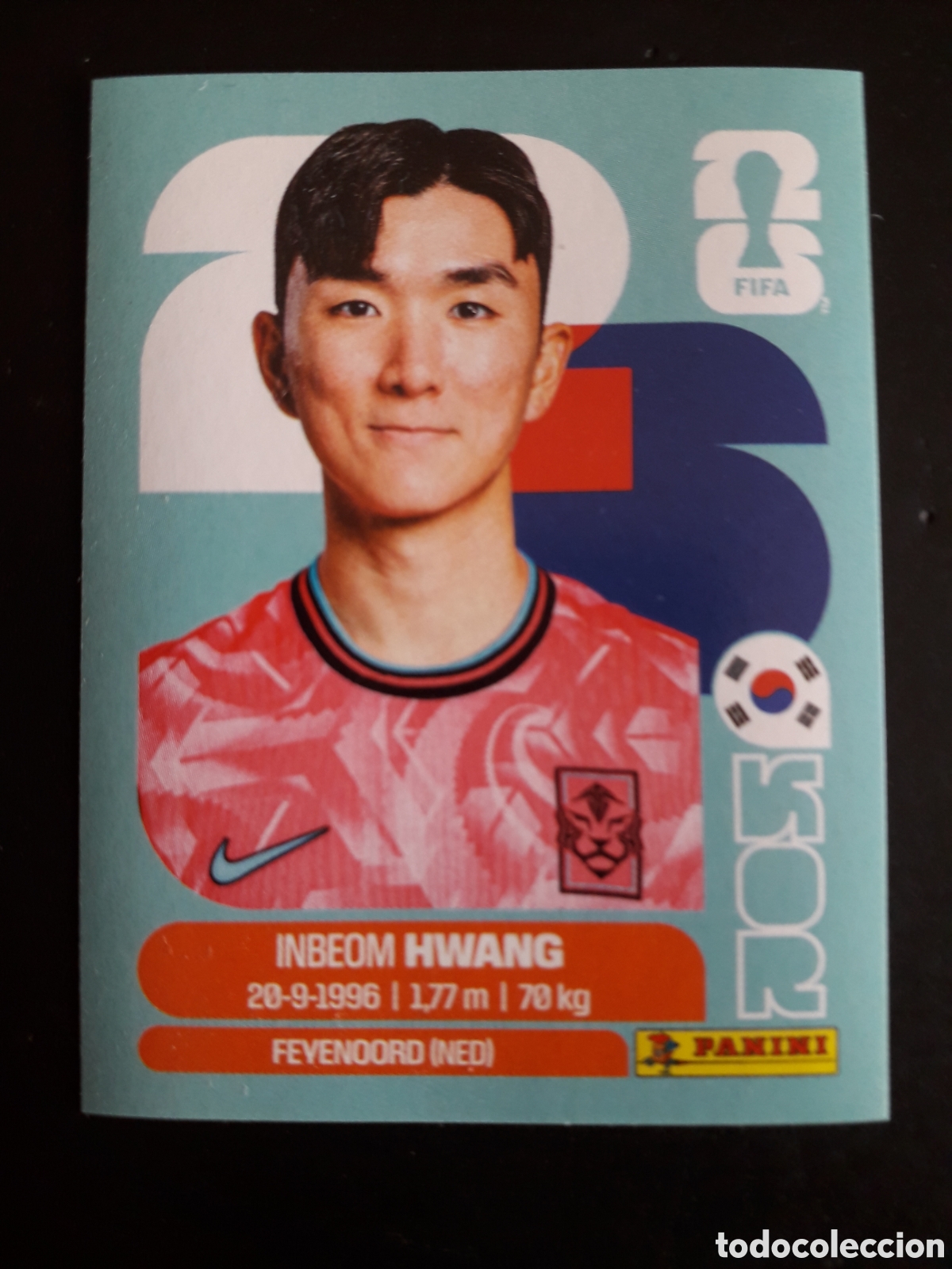 Cromos de f&uacute;tbol: I HWANG COREA DEL SUR KOR 11 MUNDIAL F&Uacute;TBOL 2026 FIFA WORLD CUP PANINI SIN PEGAR PEDIDO M&Iacute;NIMO 3&euro;