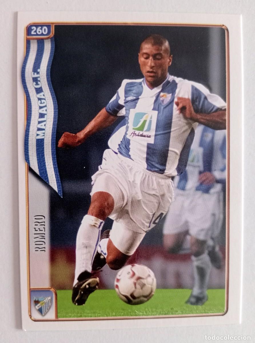 Cromos de f&uacute;tbol: CROMO FUTBOL M&Aacute;LAGA C.F. MUNDI CROMO 2004-2005: MARCELO ROMERO