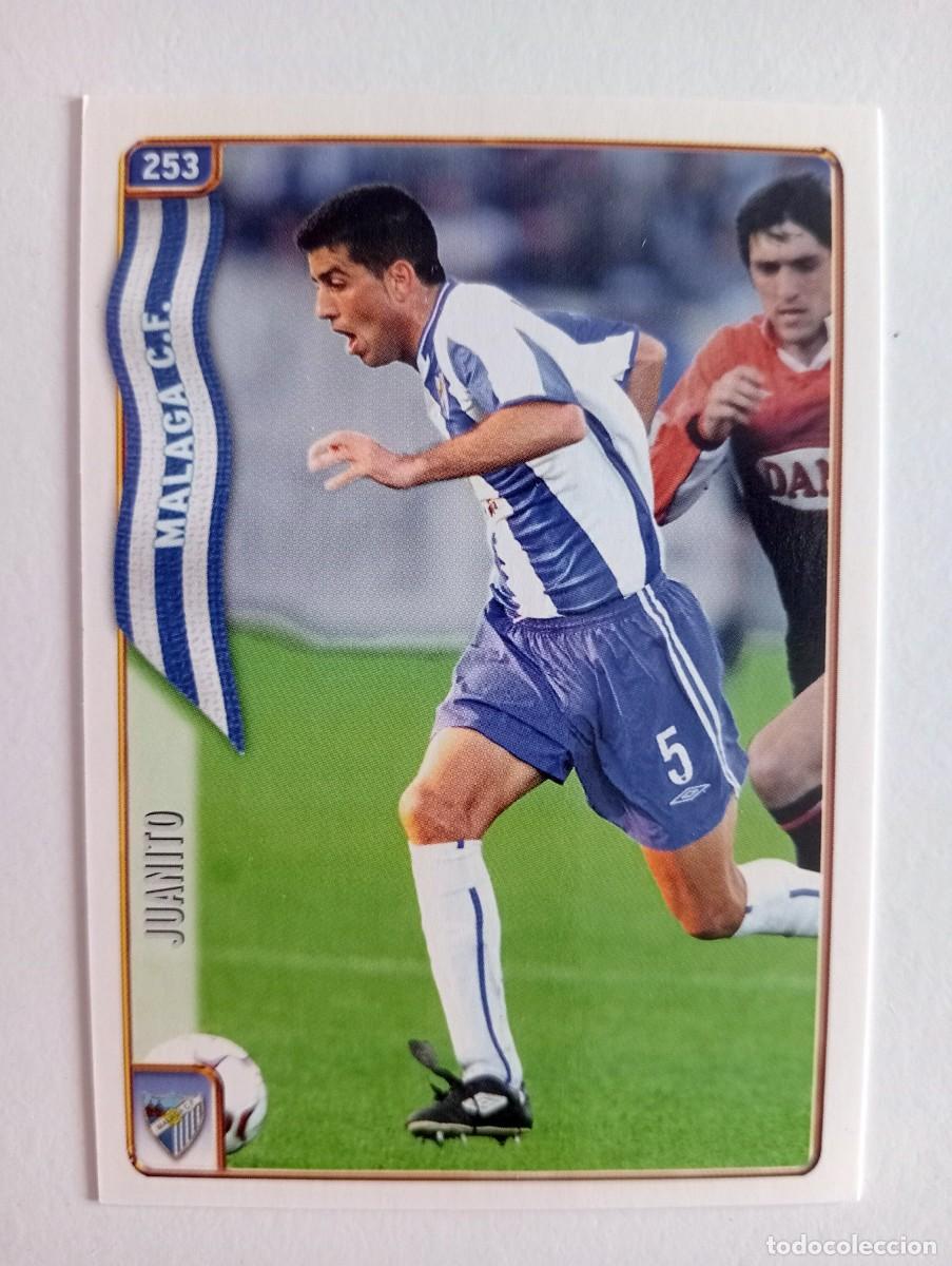 Cromos de f&uacute;tbol: CROMO FUTBOL M&Aacute;LAGA C.F. MUNDI CROMO 2004-2005: JUANITO