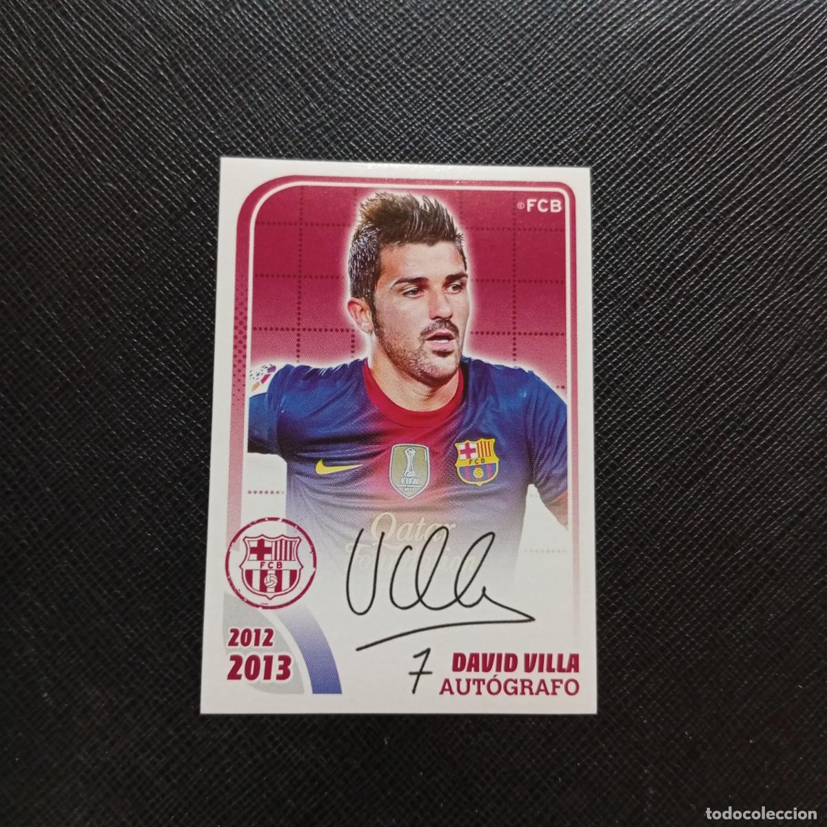 Cromos de f&uacute;tbol: 151 VILLA BARCELONA PANINI COLECCION OFICIAL 2013 2013 12 13 - SIN PEGAR - A152 PG82