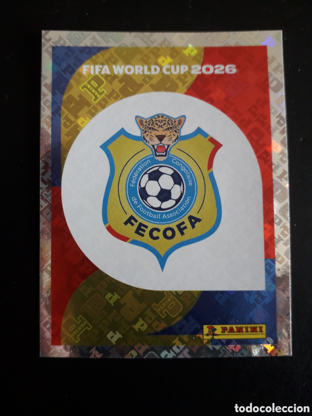 Cromos de f&uacute;tbol: ESCUDO CONGO COD 1 MUNDIAL F&Uacute;TBOL 2026 FIFA WORLD CUP PANINI SIN PEGAR PEDIDO M&Iacute;NIMO 3&euro;.