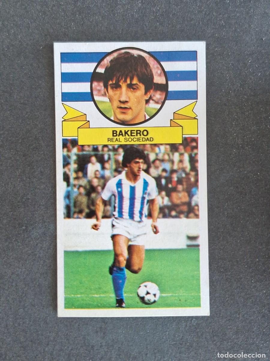 Cromos de Futebol: L4 BAKERO REAL SOCIEDAD LIGA ESTE 1985 1986 85 86 DESPEGADO RECUPERADO