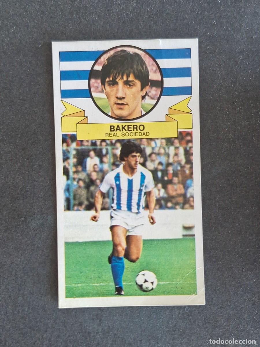 Cromos de Futebol: L4 BAKERO REAL SOCIEDAD LIGA ESTE 1985 1986 85 86 DESPEGADO RECUPERADO