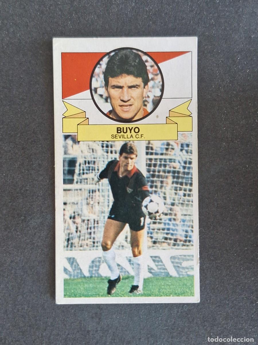 Cartes &agrave; collectionner de Football: L4 BUYO SEVILLA C. F. LIGA ESTE 1985 1986 85 86 DESPEGADO RECUPERADO