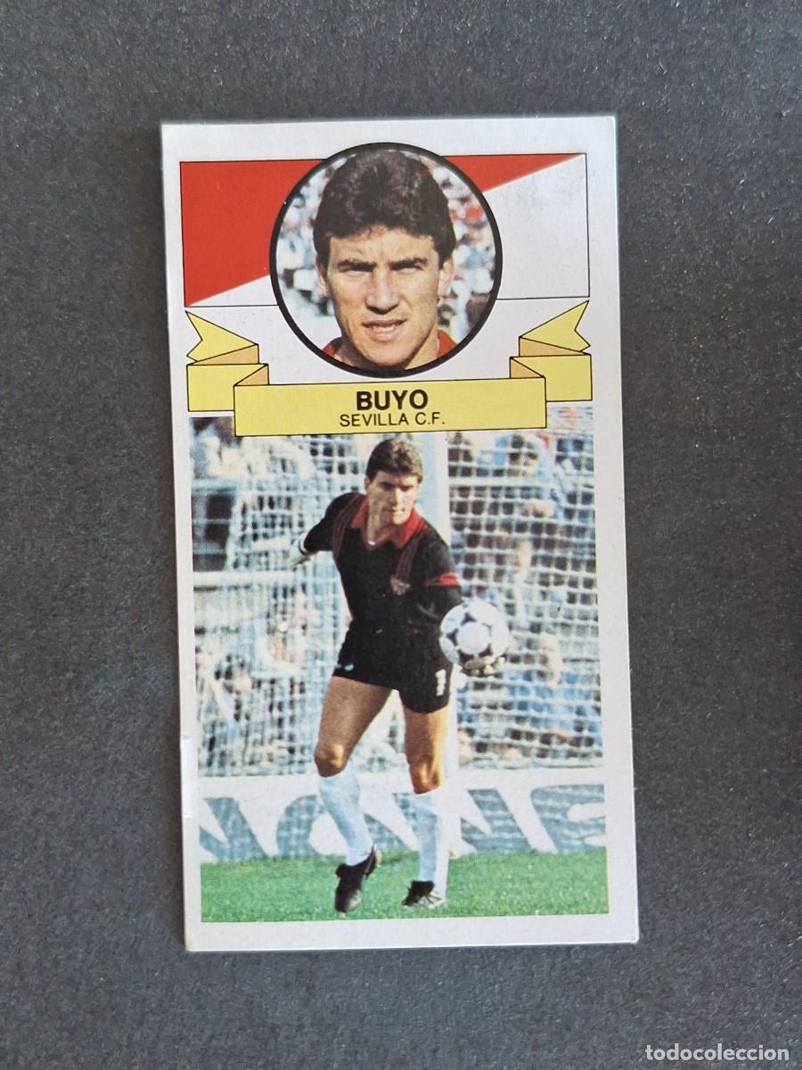 Cartes &agrave; collectionner de Football: L4 BUYO SEVILLA C. F. LIGA ESTE 1985 1986 85 86 DESPEGADO RECUPERADO