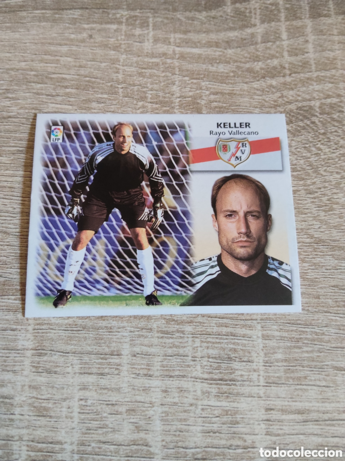 Cartes &agrave; collectionner de Football: Keller coloca Rayo Vallecano liga 1999 2000 99 00 ediciones este nuevo