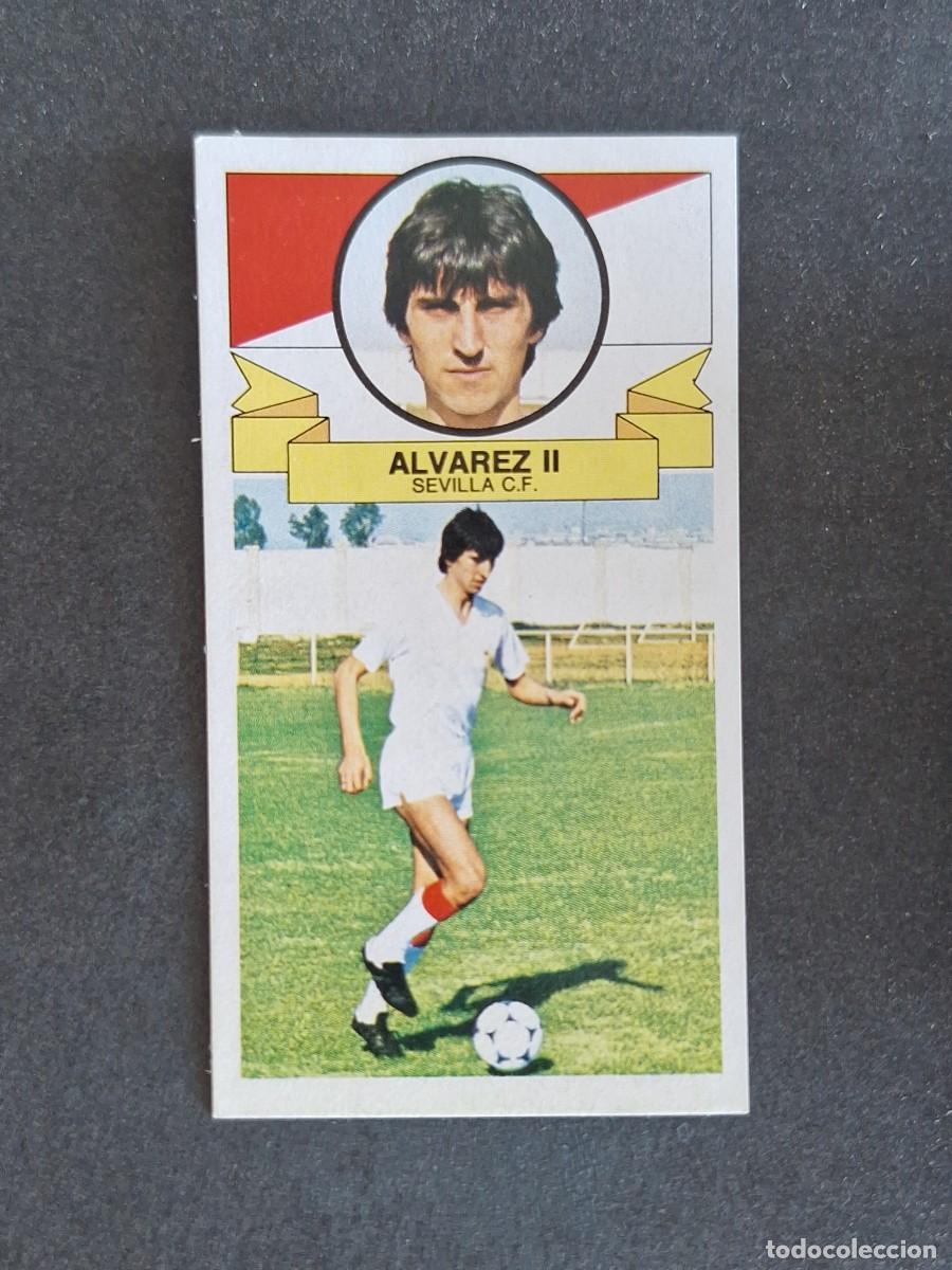 Cartes &agrave; collectionner de Football: L4 ALVAREZ II SEVILLA C. F. LIGA ESTE 1985 1986 85 86 DESPEGADO RECUPERADO