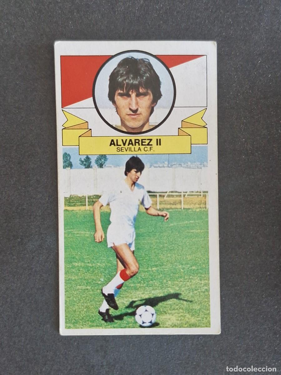 Cromos de f&uacute;tbol: L4 ALVAREZ II SEVILLA C. F. LIGA ESTE 1985 1986 85 86 DESPEGADO RECUPERADO