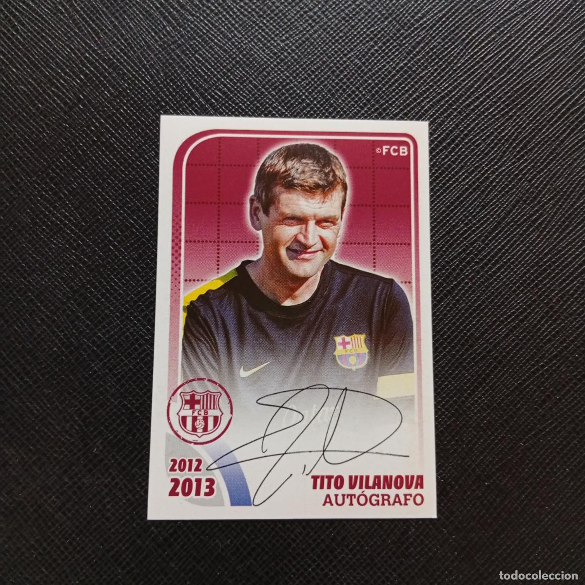 Cromos de f&uacute;tbol: 29 TITO VILANOVA BARCELONA PANINI COLECCION OFICIAL 2013 2013 12 13 - SIN PEGAR - A152 PG100