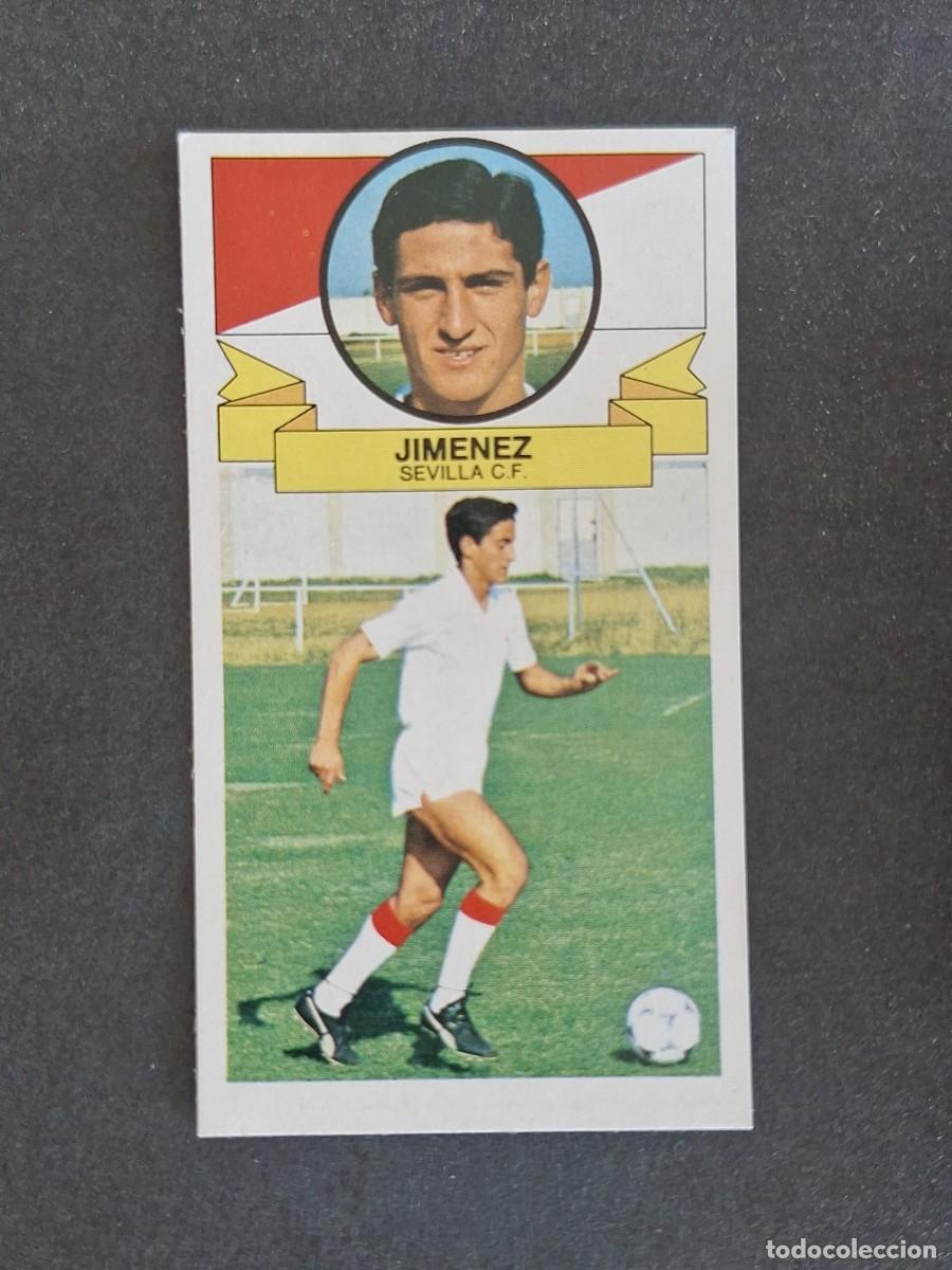 Cromos de f&uacute;tbol: L4 JIMENEZ SEVILLA C. F. LIGA ESTE 1985 1986 85 86 DESPEGADO RECUPERADO