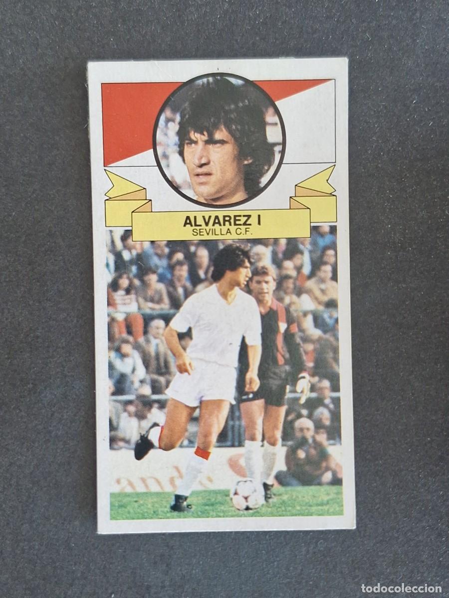 Cromos de f&uacute;tbol: L4 ALVAREZ I SEVILLA C. F. LIGA ESTE 1985 1986 85 86 DESPEGADO RECUPERADO