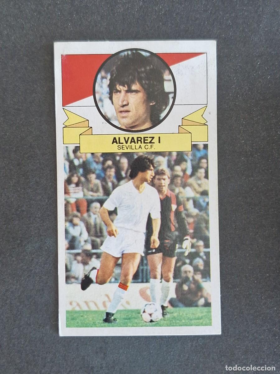 Cromos de f&uacute;tbol: L4 ALVAREZ I SEVILLA C. F. LIGA ESTE 1985 1986 85 86 DESPEGADO RECUPERADO