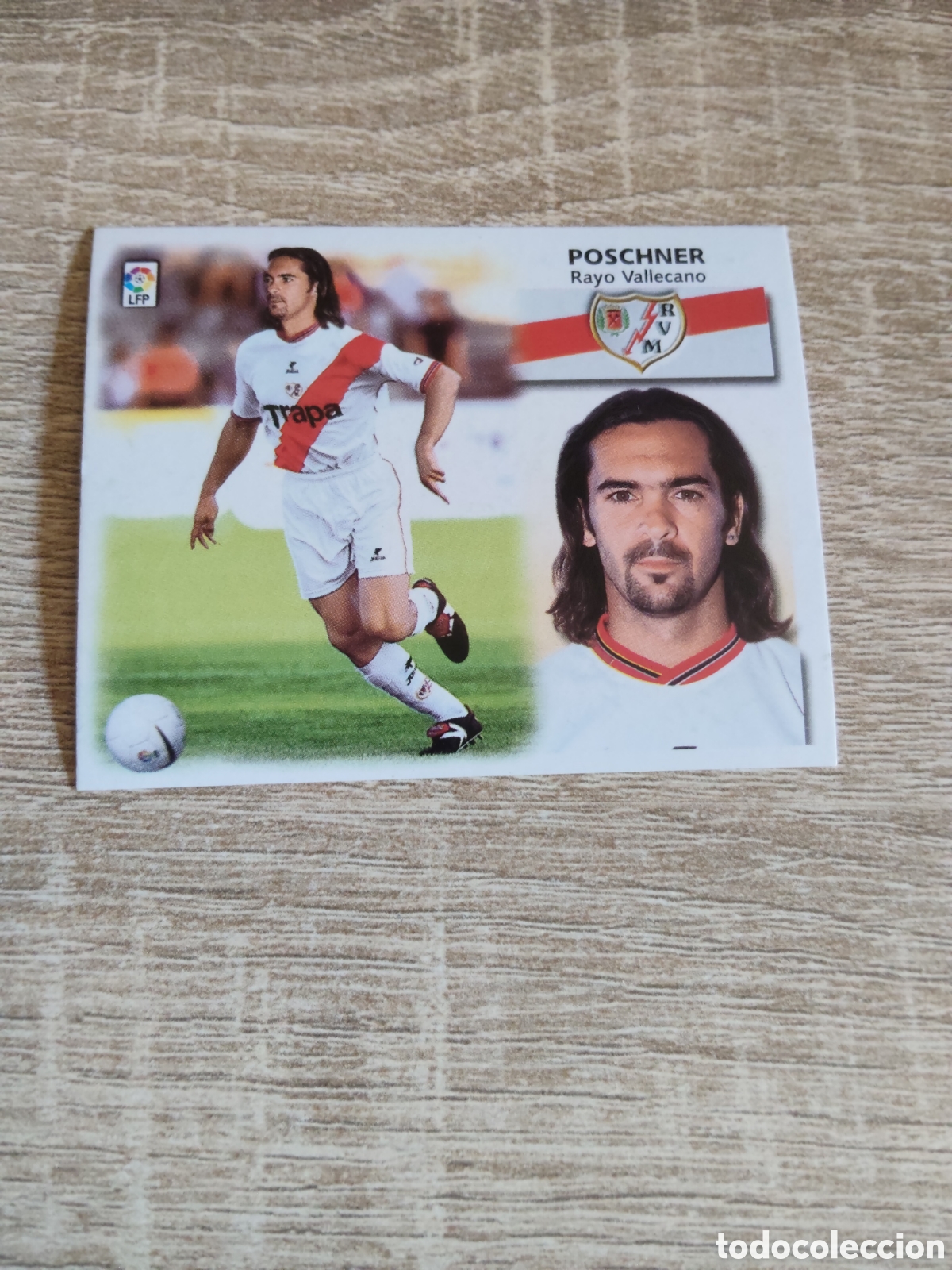 Cartes &agrave; collectionner de Football: Poschner coloca Rayo Vallecano liga 1999 2000 99 00 ediciones este