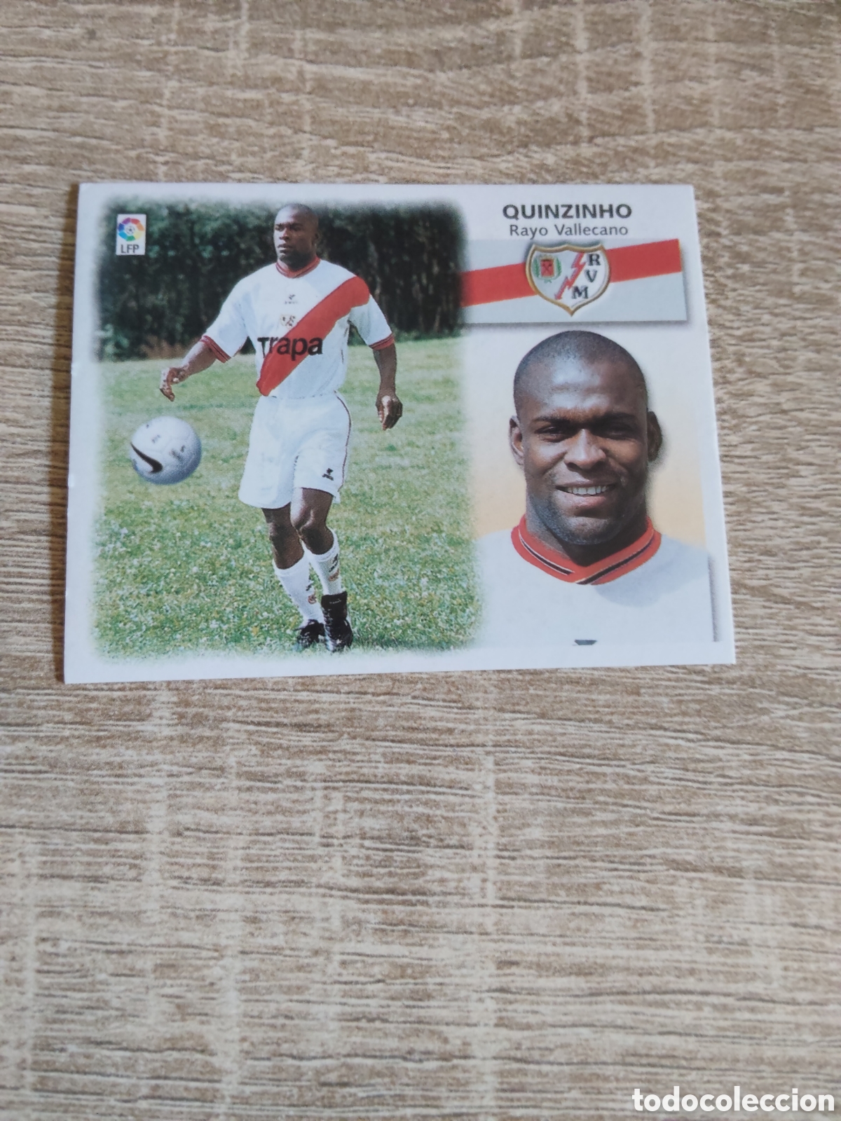 Cartes &agrave; collectionner de Football: Quinzinho coloca Rayo Vallecano liga 1999 2000 99 00 ediciones este nuevo