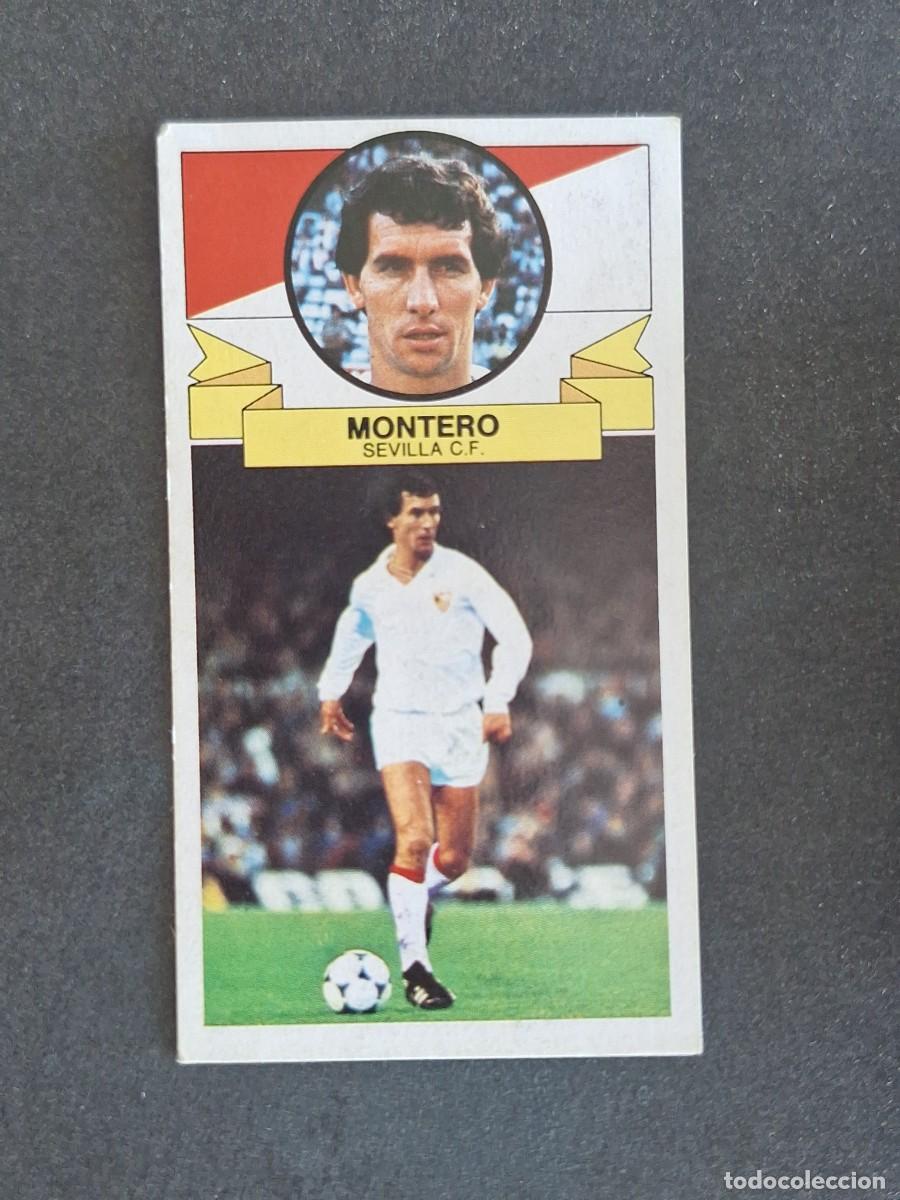 Cartes &agrave; collectionner de Football: L4 MONTERO SEVILLA C. F. LIGA ESTE 1985 1986 85 86 DESPEGADO RECUPERADO