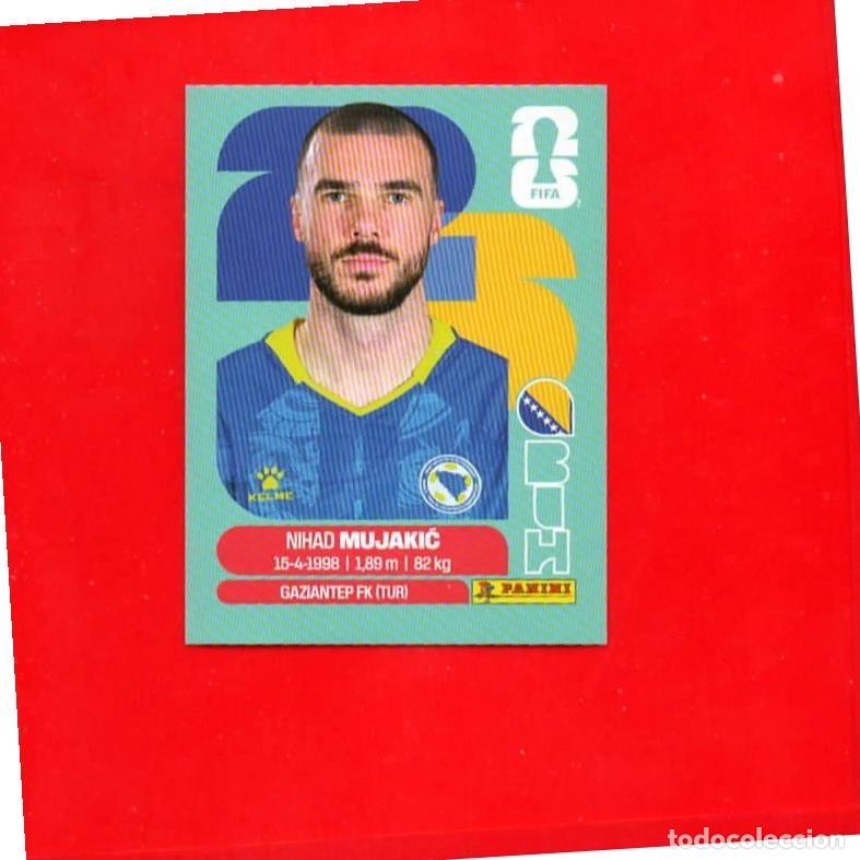 Cartes &agrave; collectionner de Football: BIH6 Mujakic - Bosnia - World Cup 2026 Sticker Mundial BIH 6