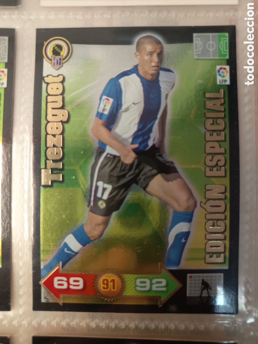 Cartes &agrave; collectionner de Football: ADRENALYN LIGA 2010 2011 EDICION ESPECIAL TREZEGUET HERCULES