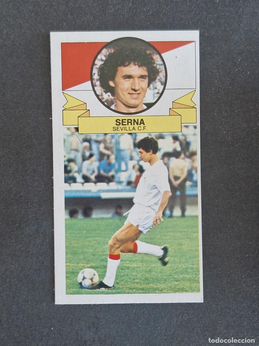 Cartes &agrave; collectionner de Football: L4 SERNA SEVILLA C. F. LIGA ESTE 1985 1986 85 86 DESPEGADO RECUPERADO