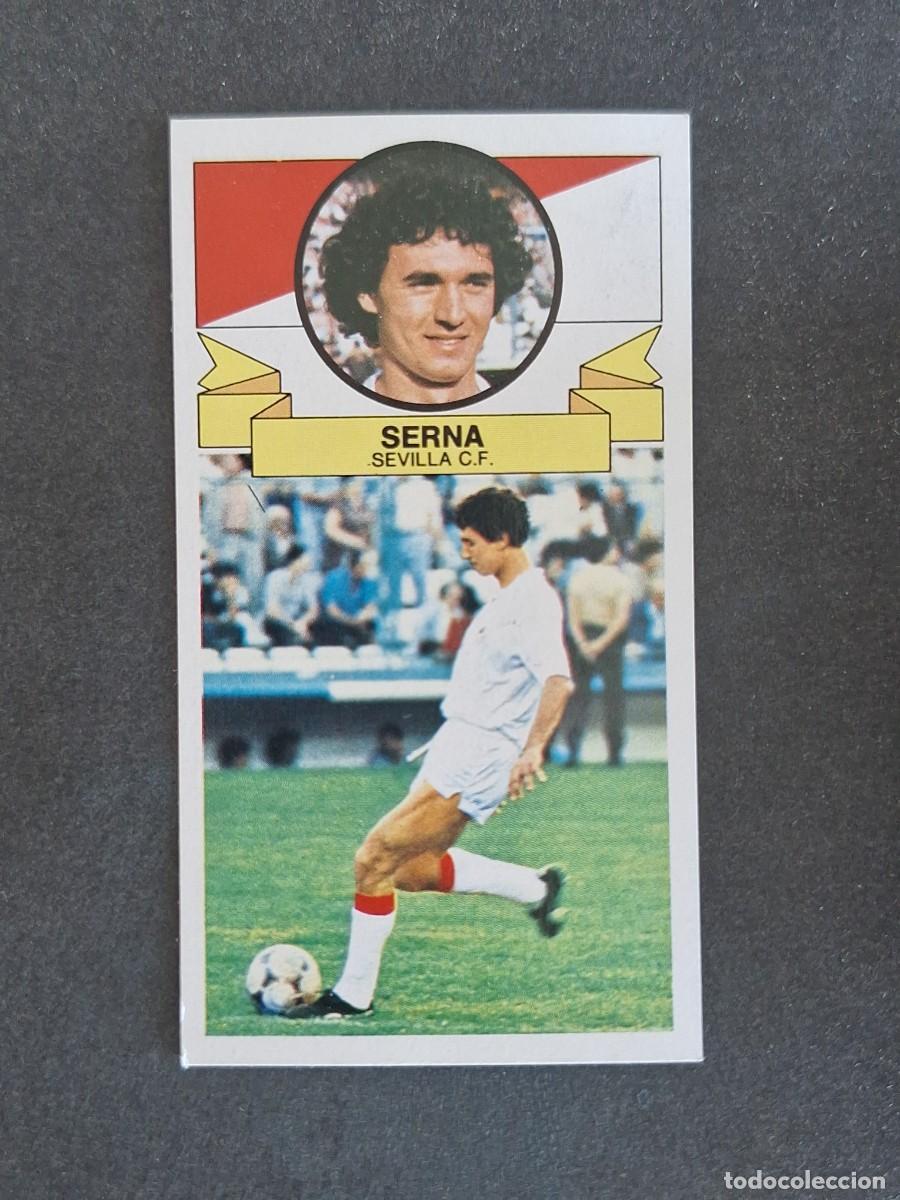Cartes &agrave; collectionner de Football: L4 SERNA SEVILLA C. F. LIGA ESTE 1985 1986 85 86 DESPEGADO RECUPERADO