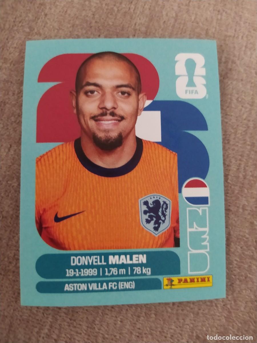 Cromos de f&uacute;tbol: NED 18 Donyell MALEN Pa&iacute;ses Bajos Holanda Mundial 2026 Panini