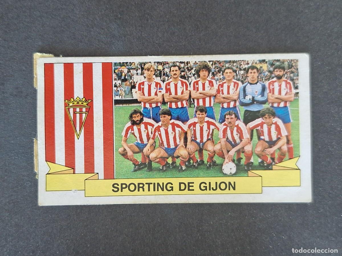 Cromos de f&uacute;tbol: L4 EQUIPO SPORTING DE GIJON LIGA ESTE 1985 1986 85 86 DESPEGADO RECUPERADO