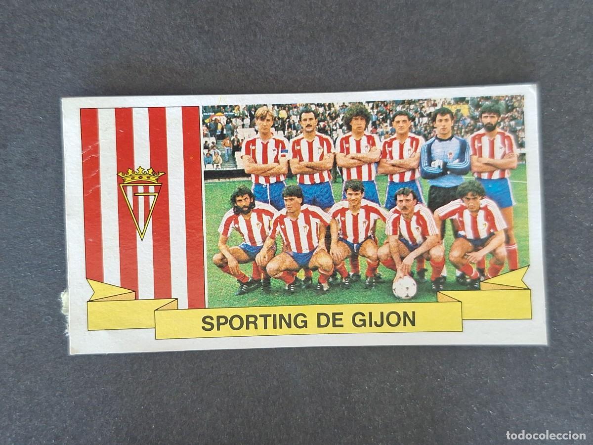 Cromos de f&uacute;tbol: L4 EQUIPO SPORTING DE GIJON LIGA ESTE 1985 1986 85 86 DESPEGADO RECUPERADO