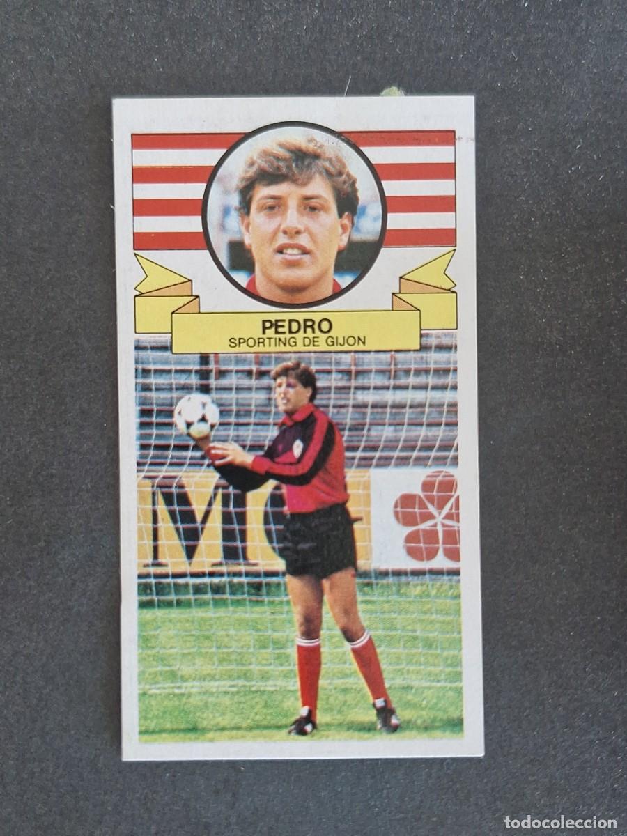 Football Stickers: L4 PEDRO SPORTING DE GIJON LIGA ESTE 1985 1986 85 86 DESPEGADO RECUPERADO