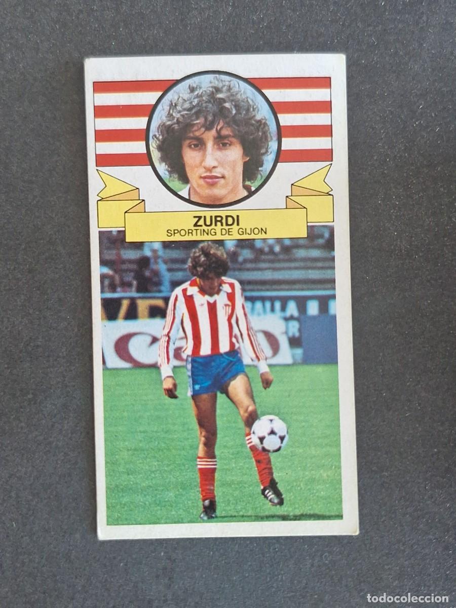 Football Stickers: L4 ZURDI SPORTING DE GIJON LIGA ESTE 1985 1986 85 86 DESPEGADO RECUPERADO
